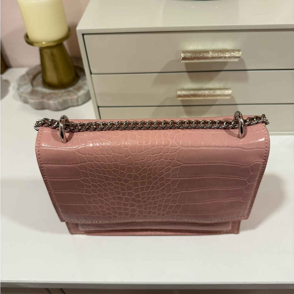 Pink Croc-Embossed Purse - Picture 11 of 11